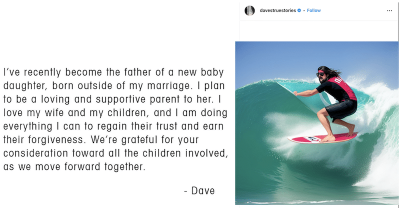 Axeman Dave Grohl's near-surfing experience goes viral after naughty baby scandal